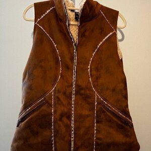 suede vest